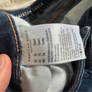 American Eagle Dark Blue Jeans Jeggings: women’s 14 short